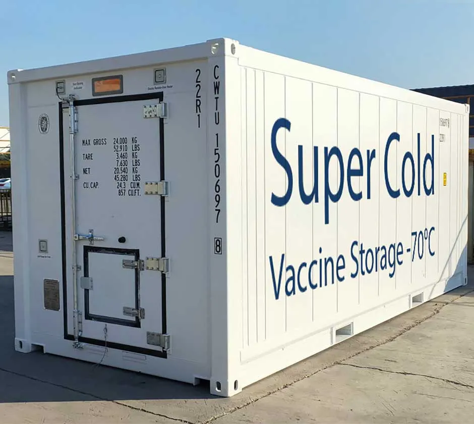 20ft Vaccine Storage Container