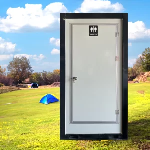 Portable Single Stall Restroom Sink Toilet