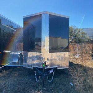2024 Rock Solid 6 X 12 SA Enclosed Cargo Trailer in Black